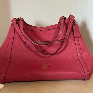 Coach strawberry haze Leather Shoulder Bag